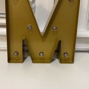 beautiful letter M piece